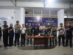 Inspeksi Mendadak Bersama TNI-Polri, Lapas Maros Perkuat Komitmen Zero Halinar