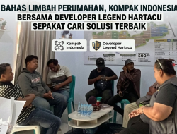 Mediasi Keluhan Limbah, Pengembang Perumahan Legend Hartacu Berjanji Akan Merealisasikan Permintaan Warga