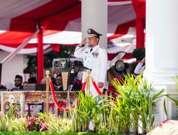 Pimpin Upacara HUT RI ke-81 di Sulsel, Gubernur Andi Sudirman Gaungkan Kedaulatan Pangan dan Solidaritas