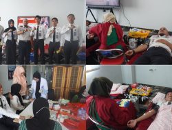 Sambut HUT Kemerdekaan ke-81, Lapas Kelas IIB Maros Ikut Donor Darah dan Pemeriksaan Kesehatan Gratis
