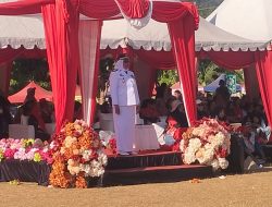 Peringati HUT RI ke 81, Pemerintah Kecamatan Moncongloe Sukses Gelar Upacara Bendera