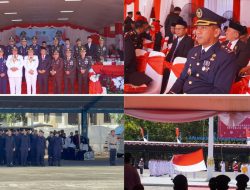 Ikuti Upacara HUT ke-81 RI, Lapas Maros Tanamkan Nasionalisme dan Apresiasi Warga Binaan Berprestasi