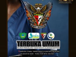 Anniversary 8 Tahun Kiwal Garuda Hitam Maros Menggelar Pemeriksaan Kesehatan Gratis di Taman Wisata Alam Bantimurung