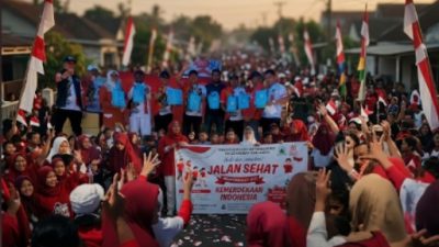 Ribuan Warga Padati Jalan Santai Gebyar Kemerdekaan RW 03 Kadieng