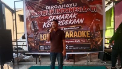 Kima Square Community Gelar Lomba Karaoke Semarak Kemerdekaan RI ke 81