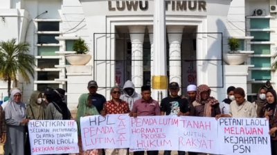 Lahan Laoli Masih Bersengketa di PTUN Makassar, Petani Minta Pemkab Lutim Menahan Diri
