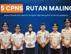 Lima CPNS Rutan Malino Resmi Dilantik, Karutan Tekankan Integritas dan Kedisiplinan