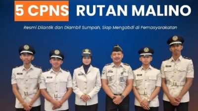 Lima CPNS Rutan Malino Resmi Dilantik, Karutan Tekankan Integritas dan Kedisiplinan