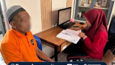 Rutan Malino Laksanakan Screening Awal Kesehatan Mental dan Penyalahgunaan Zat bagi Warga Binaan Baru